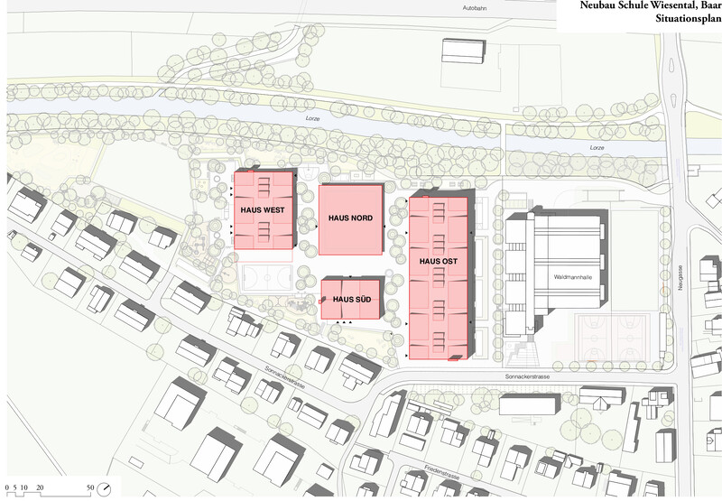 Neubau Schule Wiesental, Baar